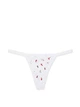 Жіночі трусики Victoria's Secret (22987986684) Lace-Trim Cotton V-String L білі - зображення 3