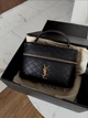 Сумка кожаная с логотипом Saint Laurent GABY 7667311EL07 Черный - изображение 5
