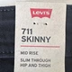 Джинси Skinny жіночі Levi`s 723502994 W32L30 Чорні (1159857003) - зображення 5