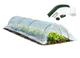 Садовый туннель 1.8x10 м пленочная теплица для овощей Garden Line EVA5917 арочная теплица для растений парник для рассады укрывной туннель для сада и огорода теплица для дачи защита от ветра дождя солнца компактная - изображение 1