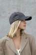 Женская Кепка Бейсболка Черная С Принтом Antisocial Vintage Without - (385055) - изображение 2