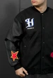 Бомбер Чоловічий Стаф Чорний Демісезонна Куртка Staff X Husll Tiger L (385402) - зображення 5