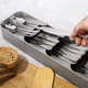 Органайзер для столовых приборов Joseph Joseph DrawerStore Grey 85119 (01000590) - изображение 11