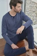 Комплект: джемпер и брюки Massana 54(2XL) Синий микс (Marino vigore) (81711) - изображение 5
