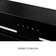 Кухонна витяжка Minola HBI 6873 BL GLASS 1200 LED Line, чорна потужна повновбудована витяжка для кухні, 60 см, 1200 куб.м. - зображення 6