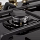Варильна поверхня на склі Perfelli VINTAGE GW69C NERO, чорна скляна в ретро стилі газова робоча поверхня на кухню на 4 конфорки - зображення 6