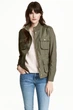 Вітровка H&M темно-зелений XEVDX120 38 - изображение 1