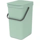 Ведро мусорное Brabantia Sort&Go 12 л мятно-голубой 211829 (00801184) - изображение 1