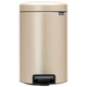Бак для мусора с педалью Brabantia NewIcon Pedal Bin 12 л шампань бежевый 304446 (00800886) - изображение 1