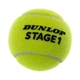 Мячи для большого тенниса 3шт Высокоэластичная резина Войлок DUNLOP STAGE 1 GREEN салатовый DL601338 - изображение 3