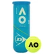 М'ячі для великого тенісу 3шт Гума Мелтон DUNLOP AUSTRALIAN OPEN салатовий DL601354 - зображення 1