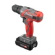 Дрель шуруповерт INTERTOOL DT-0315 аккумуляторный 18 В, 30 Nm, 0-350/0-1300 об/мин., 1.5 Ач - изображение 4