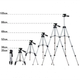 Штатив для камеры и телефона Тринога для фотоаппарата Трипод UKC Tripod 3110 35-105 см - изображение 5