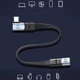 Кабель удлинитель USB4 Type-C – Type-C угловой 8K 60Hz 240W PD 40 Гбит/с 0.2 м - изображение 10