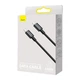 Дата кабель USB-C to USB-C 2.0m 100W black Baseus (CATYS-C01) - изображение 3