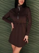 Женское спортивное платье на кулиске Fashion 42/44 шоколадный - изображение 2