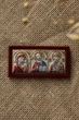 Автомобільна срібна ікона (код AP-4 GМ) 8,8*4,5 см - зображення 2