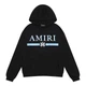 Чоловіче демісезонне худі Amiri з принтом L чорне (ARI003) - зображення 1