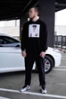 Чоловіче демісезонне худі Supreme з принтом S чорне (SUP05) - зображення 5