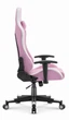 Ігрове крісло Cabro C508 Pink White тканина - изображение 3
