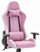 Ігрове крісло Cabro C508 Pink White тканина - изображение 8