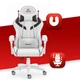 Геймерське крісло Hell's Chair HC-1007 White Black - изображение 7