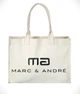 Сумка пляжная Marc&Andre шоппер на молнии Белая BA23-06 Eco Bag - изображение 1