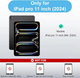 Чехол JADEMALL для iPad Pro 11 дюймов с клавиатурой (M4) 2024 - Беспроводной съемный чехол-клавиатура QWERTZ - изображение 3