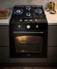 Варочная поверхность газовая Luxor 650 Emaille Turbo Wok Italy KUP + круглая подставка Wok в подарок, черный - изображение 4