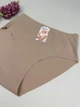 Высокие бесшовные хлопковые трусы 10378, 3XL (ОБ 117–127), Бежевый - изображение 2