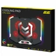 Підставка для ноутбука 2E GAMING CPG-004, до 15.6", 2xUSB-A, LCD/phone holder, RGB, чорний - зображення 12