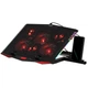 Підставка для ноутбука 2E GAMING CPG-005, до 17.3", 2xUSB-A, LCD/phone holder, RGB, чорний - зображення 1