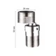 Регулируемый эксцентрик GAP 1/2" из нержавеющей стали AISI 304 для монтажа смесителей при кривых выводах - изображение 3