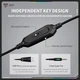 Дротові ігрові навушники з RGB-підсвічуванням Onikuma X91 3.5 мм jack 2.2 м Black (26860) - зображення 8