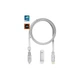 Дата кабель 6in1 inCharge XL 3.0m white Rolling Square (XLL02R) - изображение 3