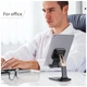 Подставка для планшета и телефона Knight Foldable Desk Mobile Phone Holder Stand (Alloy) White Essager (EZJZM-QS02) - изображение 5