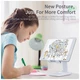 Подставка для планшета и телефона Knight Foldable Desk Mobile Phone Holder Stand (Alloy) White Essager (EZJZM-QS02) - изображение 6