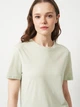 Футболка хлопковая женская ONLY 15371907 XS Green Lily (5715870299557) - изображение 4