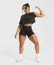 Спортивная футболка для фитнеса женская Gymshark 194812 М Черный (2200005144657) - изображение 4