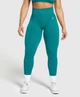 Спортивные леггинсы для фитнеса женские Gymshark 194774 M Морская волна (2200005144244) - изображение 1