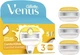 Сменные лезвия (картриджи) для бритья Gillette Venus ComfortGlide Olay Coconut 3 шт. (9772240) - изображение 1
