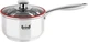 Ковш с крышкой Krauff Smart Сhef 26-238-067 12 см 0.7 л серебристый - изображение 1