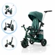 Триколісний велосипед Kinderkraft Easytwist Midnight Green - зображення 1