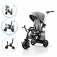 Трехколесный велосипед Kinderkraft Easytwist Platinum Grey - изображение 1