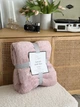 Плед Dushka Home Велюровый 21790 200х230 см розовый - изображение 3
