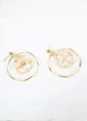 Серьги женские круги с медальенами Fashion Jewelry Золотистые 21374 - изображение 3