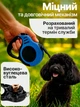 Поводок рулетка для собак 5м поводок для собак маленьких и средних пород весом до 15 кг Чёрно-Синий - изображение 3