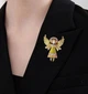 Брошка Fashion Jewerly Берегиня в українському стилі для декору одягу, різнокольорова (SVS) - зображення 4