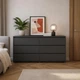 Комод Тина Orange-Line 1600 Графит 1600x400x773 - изображение 2