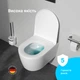 Унитаз подвесной Am.Pm Func CFA1902SC AquaSpin Rimless с сиденьем Soft Close дюропласт - изображение 3
